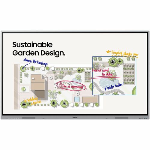 Samsung WE65FX 1651 mm 4K UHD LCD Collaboration Display - Infrared - Touchscreen - 3840 x 2160 - 350 cd/m² - 1,200:1 Contr