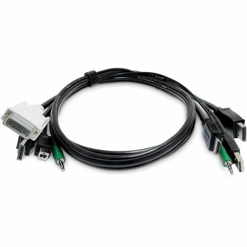 StarTech.com 1.83 m KVM Cable - TAA Compliant - Cable for Monitor, Display, Workstation, KVM Switch - First End: 1x DVI-D 