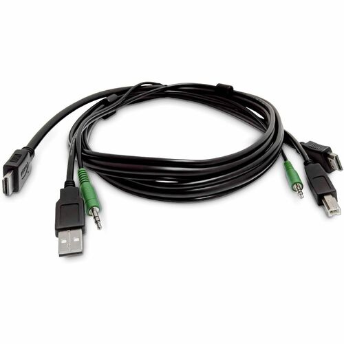 StarTech.com 3.05 m KVM Cable - Cable for KVM Switch, Workstation - First End: 1x HDMI Digital Audio/Video - Male, 1x USB 
