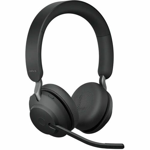 Jabra Evolve2 65 Headset - Stereo - Wireless - Bluetooth - 98.4 ft - On-ear, Over-the-head - Binaural - Circumaural - Nois