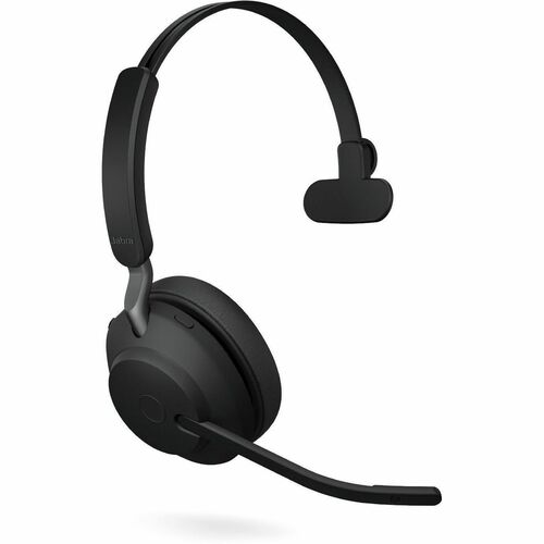 Jabra Evolve2 65 Headset - Microsoft Teams Certification - Mono - Wireless - Bluetooth - 98.4 ft - On-ear, Over-the-head -