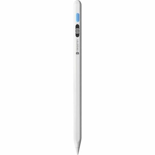 DEQSTER Pencil c1 Stylus - 1 - Ersetzbare Stylus-Spitze - Polyoxymethylen (POM), Aluminium - Weiß - iPad Unterstütztes Gerät