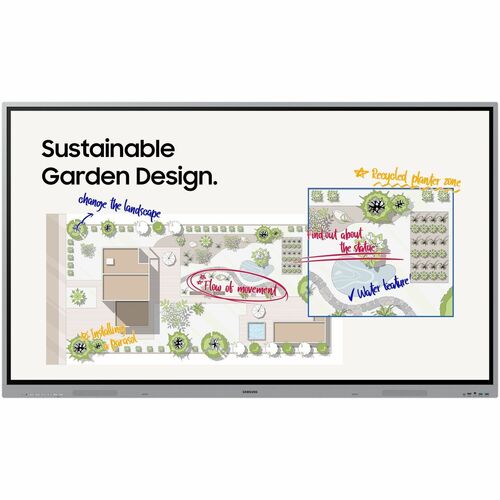 Samsung WE86FX 2184,40 mm 4K UHD LCD Collaboration Display - Infrarot (IrDA) - Touchscreen - 3840 x 2160 - 350 cd/m² - 1,2