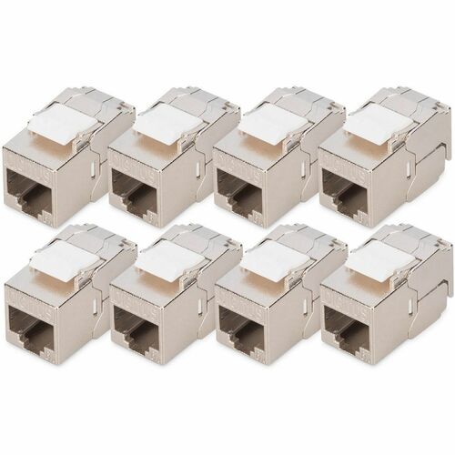 Digitus Network Connector - 8 Piece - 1x RJ-45 keystone - Female - Shielding