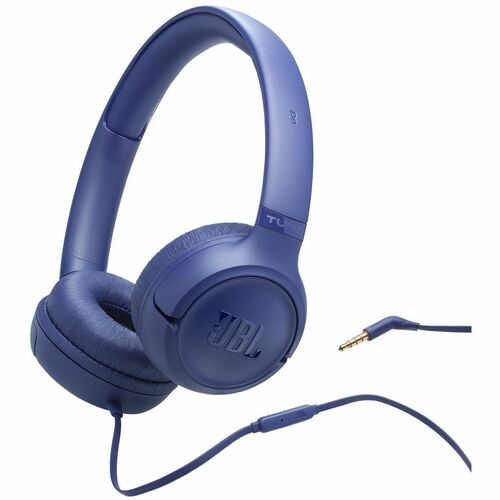 JBL Tune 530 Wired On-ear Headphones - Stereo - Mini-phone (3.5mm) - Wired - 30 Ohm - 20 Hz to 20 kHz - On-ear, Over-the-h