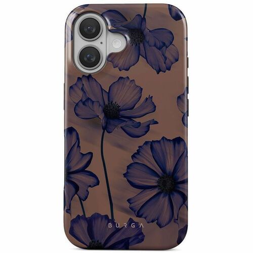 BURGA Case for Apple iPhone 16 Smartphone - Velvet Night design - Fade Resistant, Scratch Resistant, Shock Absorbing, Drop