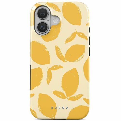 BURGA Case for Apple iPhone 16 Smartphone - Lemon Tart, Lemon - Fade Resistant, Scratch Resistant, Shock Absorbing, Drop R