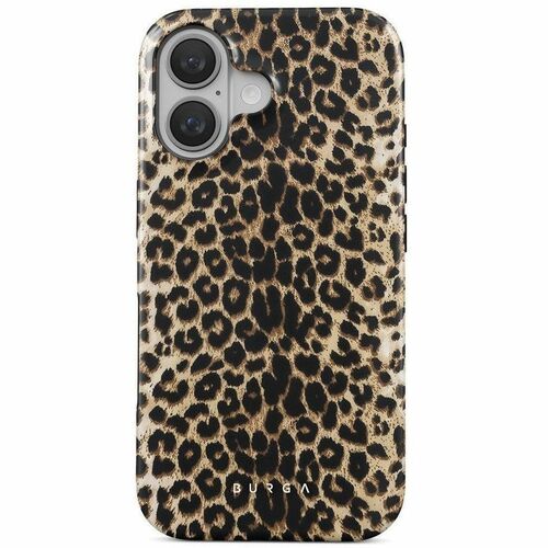 BURGA Case for Apple iPhone 16 Smartphone - Leopard Print, Cheetah, Player - Multicolor - Fade Resistant, Scratch Resistan