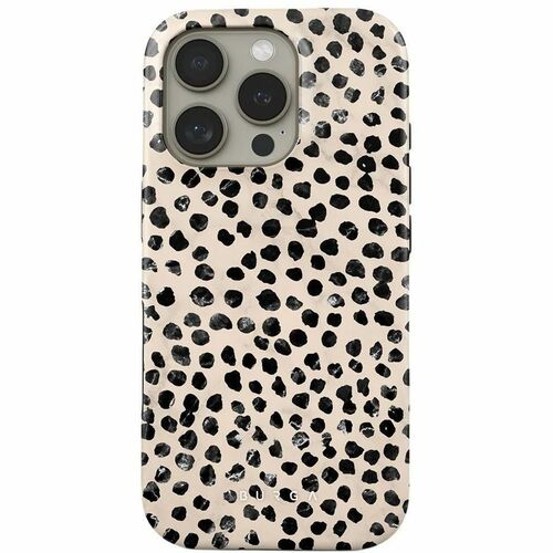 BURGA Case for Apple iPhone 16 Pro Smartphone - Almond Latte / Spotted Pattern - Fade Resistant, Scratch Resistant, Shock 
