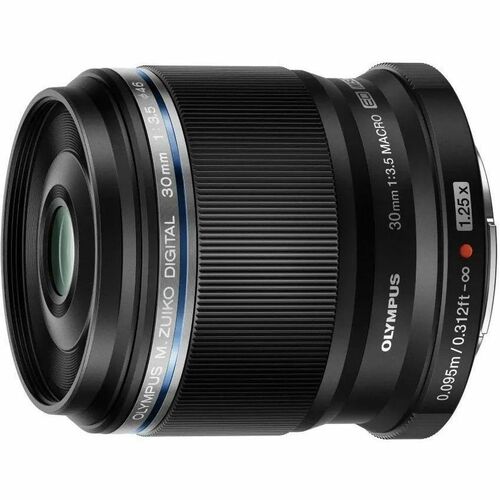 OM Digital Solutions - 30 mmf/3.5 - Macro Fixed Lens - Black