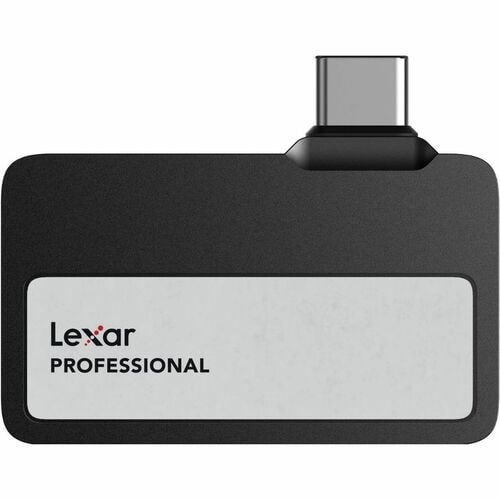 Lexar Professional Go 1 TB 便携式 固态硬盘 - 外置 - 黑 - 智能电话, MAC, 平板 设备支持 - USB 3.2 (Gen 2) Type C - 1050 MB/s 最大读取传输速率