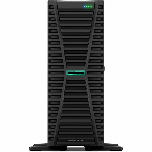 HPE ProLiant ML350 G11 4U 塔式 服务器 - 1 x Intel Xeon Silver 4410Y 2 GHz - 32 GB RAM - 12Gb/s SAS, ATA/600系列, NVMe 控制器 - Intel