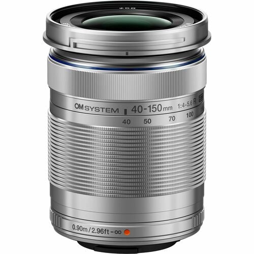 OM Digital Solutions M.ZUIKO DIGITAL V335390SW000 - 40 mm to 150 mm - f/5.6 - f/4 - Telephoto Zoom Lens for Micro Four Thi