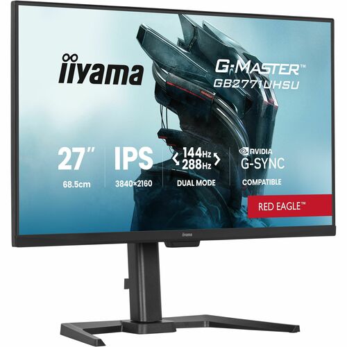 iiyama G-MASTER Red Eagle GB2771UHSU-B1 27 Zoll Klasse 4K UHD Gaming-LED-Monitor - 16:9 Format - Mattschwarz - 68,6 cm (27