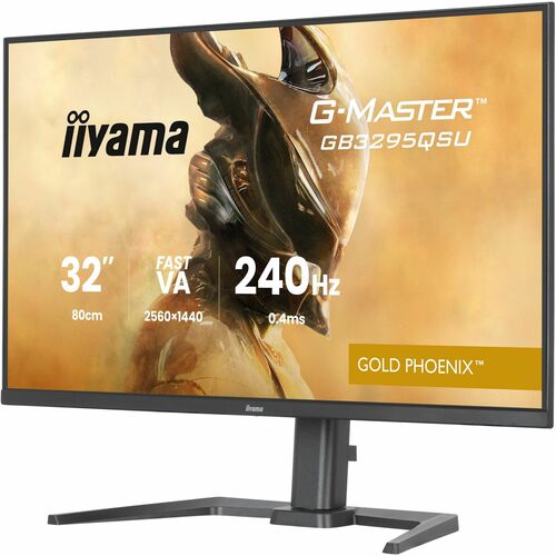 iiyama Gold Phoenix G-MASTER GB3295QSU-B1 32 Zoll Klasse WQHD Gaming-LED-Monitor - 16:9 Format - Mattschwarz - 80 cm (31,5