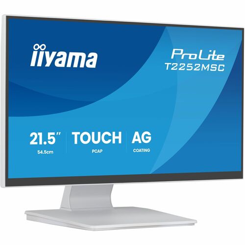 iiyama ProLite T2252MSC-W2AG 22 Zoll Klasse LCD-Touchscreen-Monitor - 16:9 Format - 5 ms Reaktionszeit - 54,6 cm (21,5 Zol