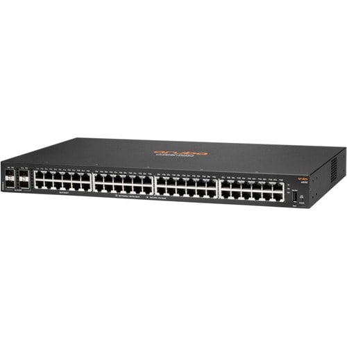 HPE CX 6000 6000 48G 4SFP 48 Ports Manageable Ethernet Switch - Gigabit Ethernet - 10/100/1000Base-T, 1000Base-X - 3 Layer