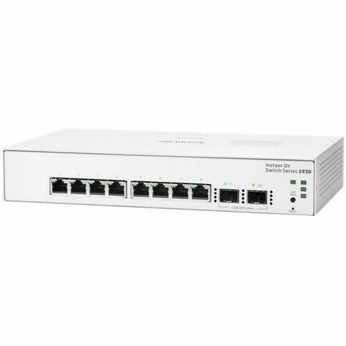 Aruba Instant On 1930 8 Ports Manageable Ethernet Switch - Gigabit Ethernet - 10/100/1000Base-T, 1000Base-X - 2 Layer Supp