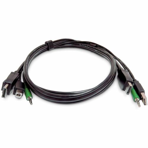 StarTech.com 3.05 m KVM Cable - TAA Compliant - Cable for KVM Switch, Workstation - First End: 1 x DisplayPort Digital Aud