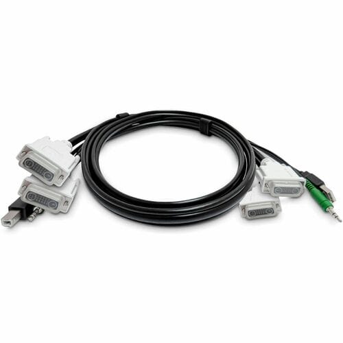 StarTech.com 1.83 m KVM Cable - TAA Compliant - Cable for KVM Switch, Workstation - First End: 2 x DVI Digital Video - Mal