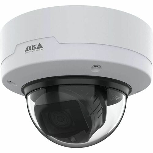AXIS P3277-LVE Mic 5 Megapixel Indoor/Outdoor Network Camera - Color - Dome - White - TAA Compliant - 131.23 ft Infrared N