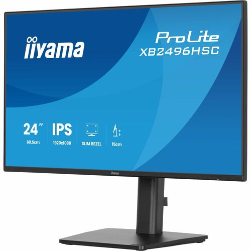 iiyama ProLite XB2496HSC-B1. Display diagonal: 61 cm (24"), Display resolution: 1920 x 1080 pixels, HD type: Full HD, Disp