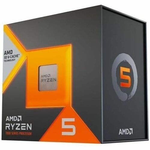 AMD Ryzen 5 7000 7500X3D Hexa-Core 4 GHz Prozessor - Box - 96 MB L3 Cache - 6 MB L2 Cache - 384 KB L1 Cache - 64-Bit-Verar