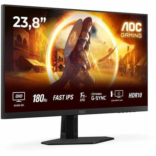 AOC Q24G4RE 24" Class WQHD Gaming LED Monitor - 16:9 - Black - 60.5 cm (23.8") Viewable - Fast IPS - LED Backlight - 2560 