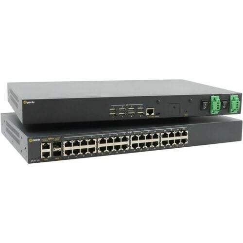 Perle IOLAN SCR242D Device Server - TAA Compliant - 7.81 GB - Twisted Pair, Optical Fiber - 2 Total Expansion Slot(s) - 2 