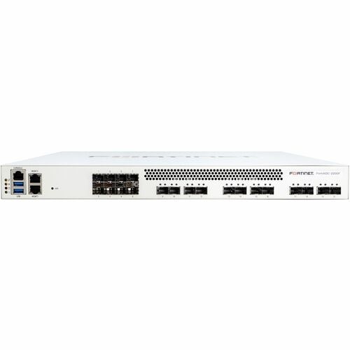 FortiADC 2200F-DC Hardware plus 5 Year FortiCare Premium and FortiADC Application Security Bundle
