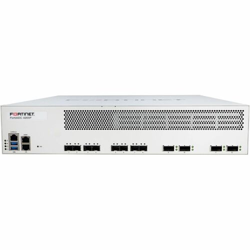 FortiADC 4200F-DC Hardware plus 1 Year FortiCare Premium and FortiADC Network Security Bundle