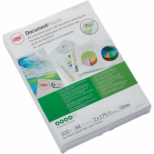 Document - Sheet Size Supported: A4 216 mm Width x 303 mm Length - Laminating Pouch/Sheet Size: 175 µm Thickness - High Gl
