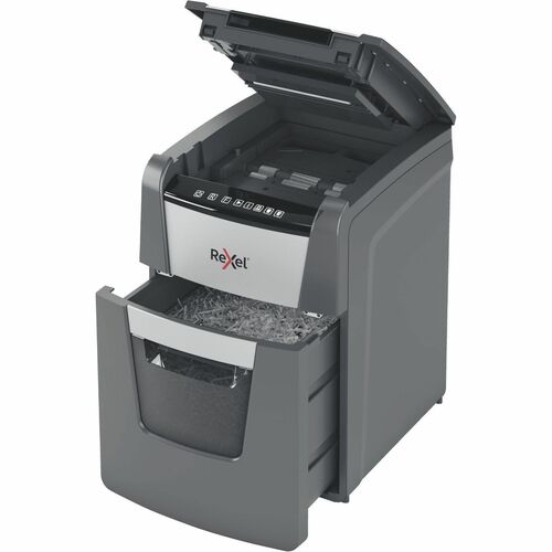 Rexel Optimum AutoFeed+ 90X Paper Shredder - Continuous Shredder - Cross Cut - 99 Per Pass - for shredding Paper - P-4 - 2