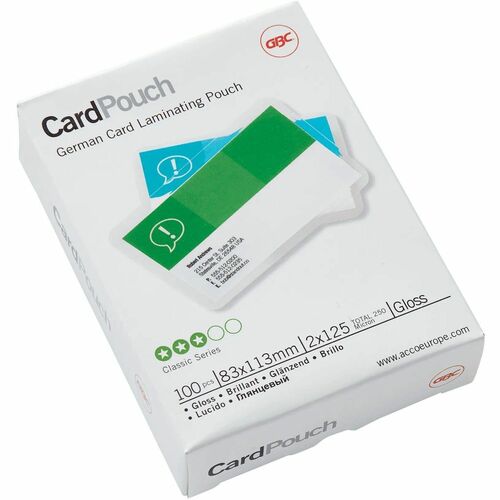 ACCO Document Laminating Pouch - Sheet Size Supported: A7 83 mm Width x 113 mm Length - Laminating Pouch/Sheet Size: 125 µ