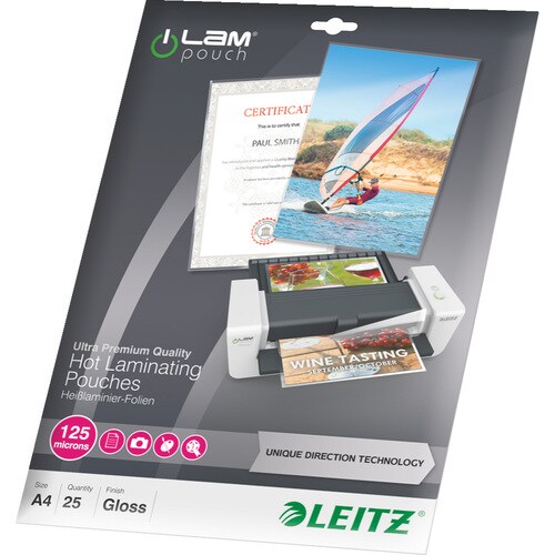 ACCO iLAM Laminating Pouch - Sheet Size Supported: A4 210 mm Width x 297 mm Length x 0.13 mm Thickness - Laminating Pouch/