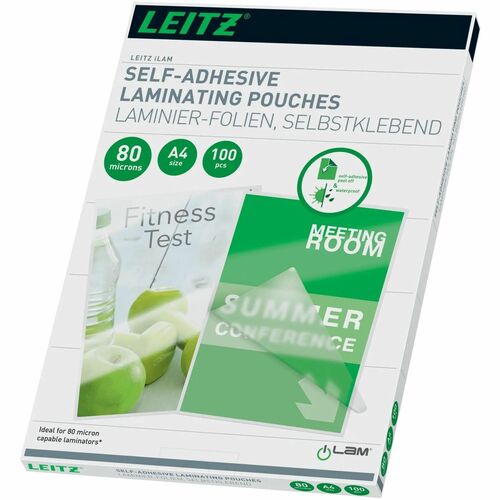 ACCO iLAM Laminating Pouch - Sheet Size Supported: A4 - Laminating Pouch/Sheet Size: 303 mm Width x 80 µm Thickness - for 