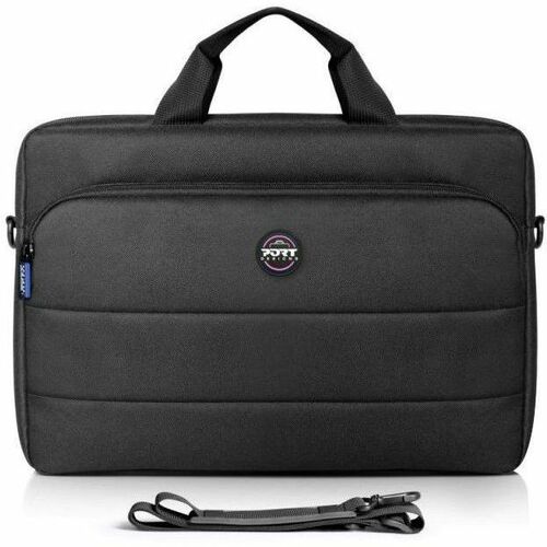 Port ECO PORTLAND II Carrying Case for 35.6 cm (14") to 40.6 cm (16") Notebook - Black - Shock Resistant, Scratch Resistan