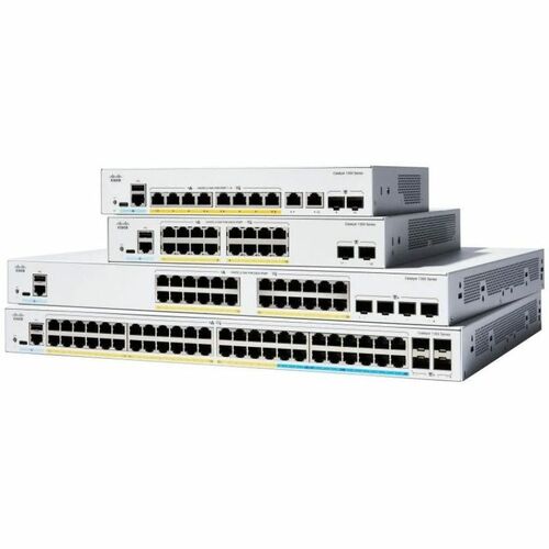 Cisco 1300X C1300X-10NU-2X 10 Portas Gerenciável Comutador Ethernet - Ethernet de 5 Gigabits, Ethernet de 10 Gigabit, Ethe