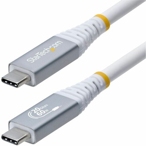 StarTech.com CC3M20GUSB4CXW. Kabellänge: 3 m. Anschluss 1: USB C, Anschluss 2: USB C, USB Version: USB4 Gen 2x2, Max. Date