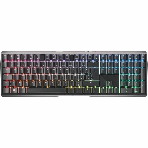 CHERRY MX 3.0S Gaming Keyboard - Full-size - Wired/Wireless Connectivity - USB Type A Interface - RGB LED - French - Black