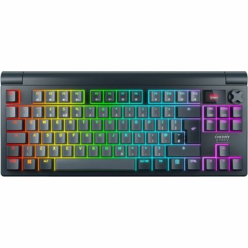 CHERRY XTRFY G80-3883 Gaming Keyboard - Tenkeyless - Wired/Wireless Connectivity - USB Type A Interface - RGB LED - Englis