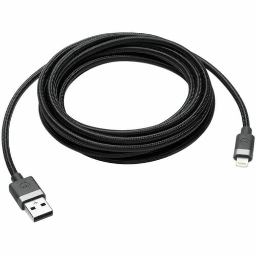 Mophie 3 m Lightning/USB Data Transfer Cable - 1 Piece - Cable for iPhone, iPad, AirPods - First End: 1 x USB Type A - Mal
