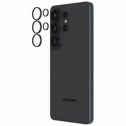invisibleSHIELD Hoops Camera Lens Protector - Black - Tempered Glass