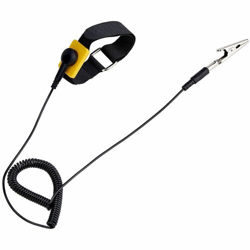 StarTech.com Antistatic Wrist Strap with Grounding Cable, ESD Electrostatic Discharge Band, 5ft / 1.5m Detachable Cord, TA