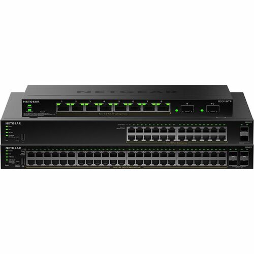 Netgear GS310TPv2 Ethernet Switch - 8 Ports - Manageable - Gigabit Ethernet - 10/100/1000Base-T, 1000Base-X - 3 Layer Supp