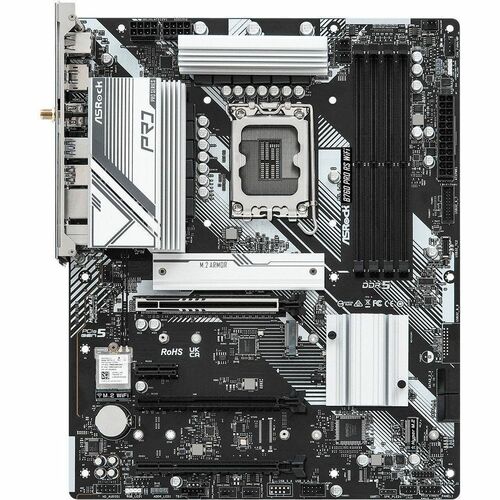 ASRock B760 PRO RS WIFI Gaming-Desktop-Motherboard - Intel B760 Chipsatz - Sockel LGA-1700 - ATX - Core Unterstützter Proz