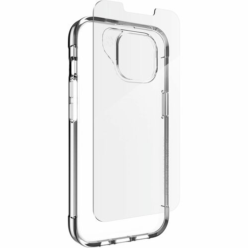 ZAGG Luxe Case for Apple iPhone 16e, iPhone 15, iPhone 14, iPhone 13 Smartphone - Ripple Pattern - Clear - Drop Resistant 