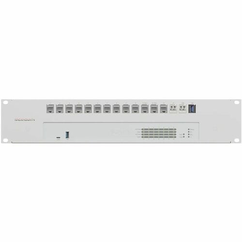 Étagère RACKMOUNT.IT 2U Montable en rack pour Firewall Profondeur de Rail - Blanc de Signalisation