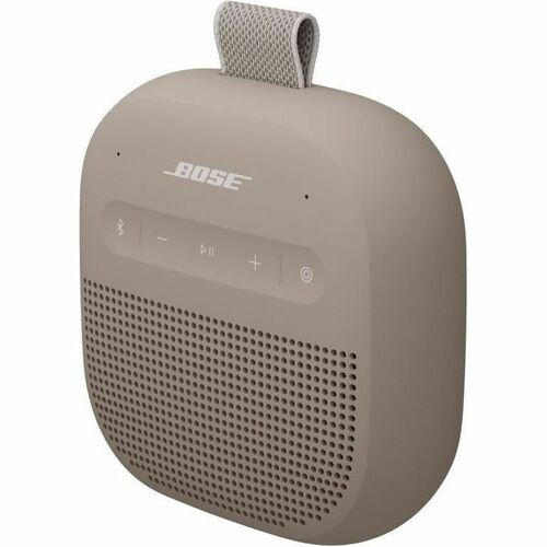 Bose SoundLink Micro Portable Bluetooth Speaker System - Google Assistant Supported - Sandstone - Battery Rechargeable