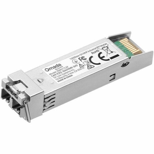 Omada ISM311LM SFP - 1 x LC/UPC 1000Base-SX Network - For Data Networking, Optical Network - Optical Fiber - 50/125 µm - 8